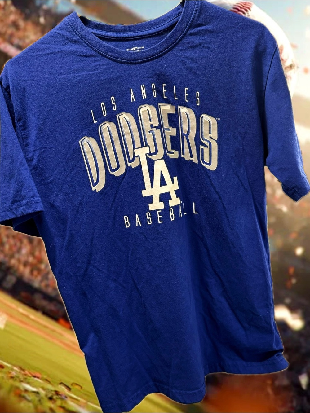 Genuine Merchandise Royal Blue Los Angeles Dodgers Tee